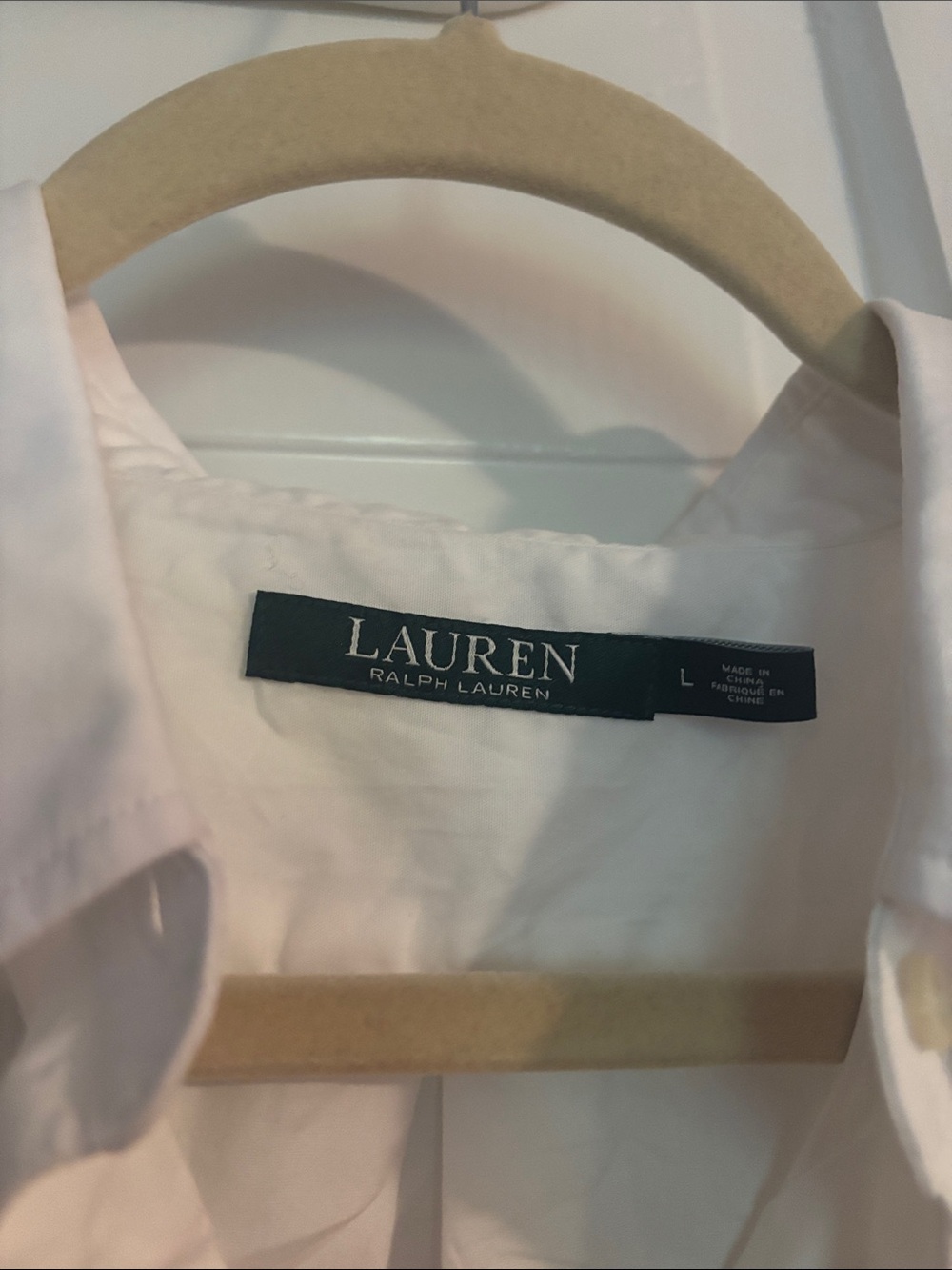 Ralph Lauren White Button-Down Shirt - Picture 2 of 5